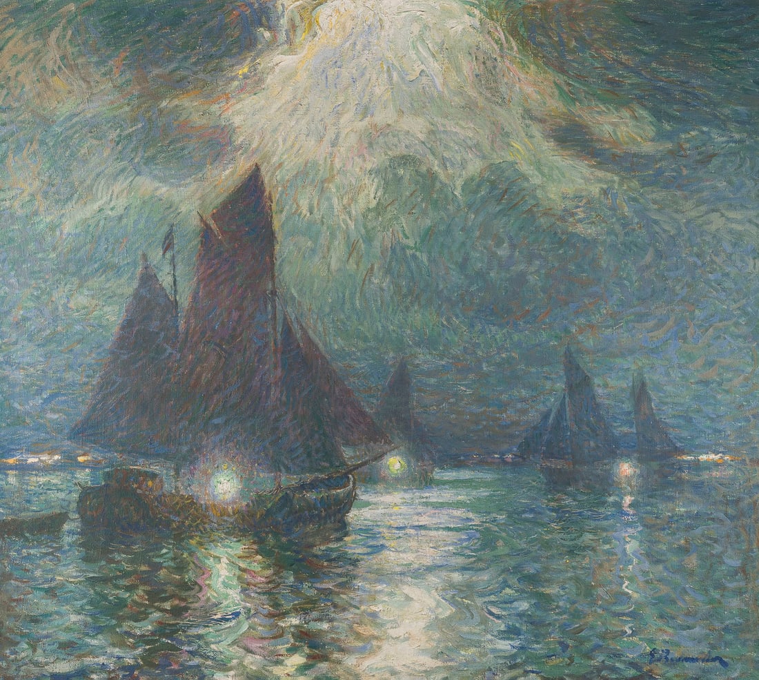 GEORG BURMESTER | MONDNACHT IM HAFEN (1 of 3)