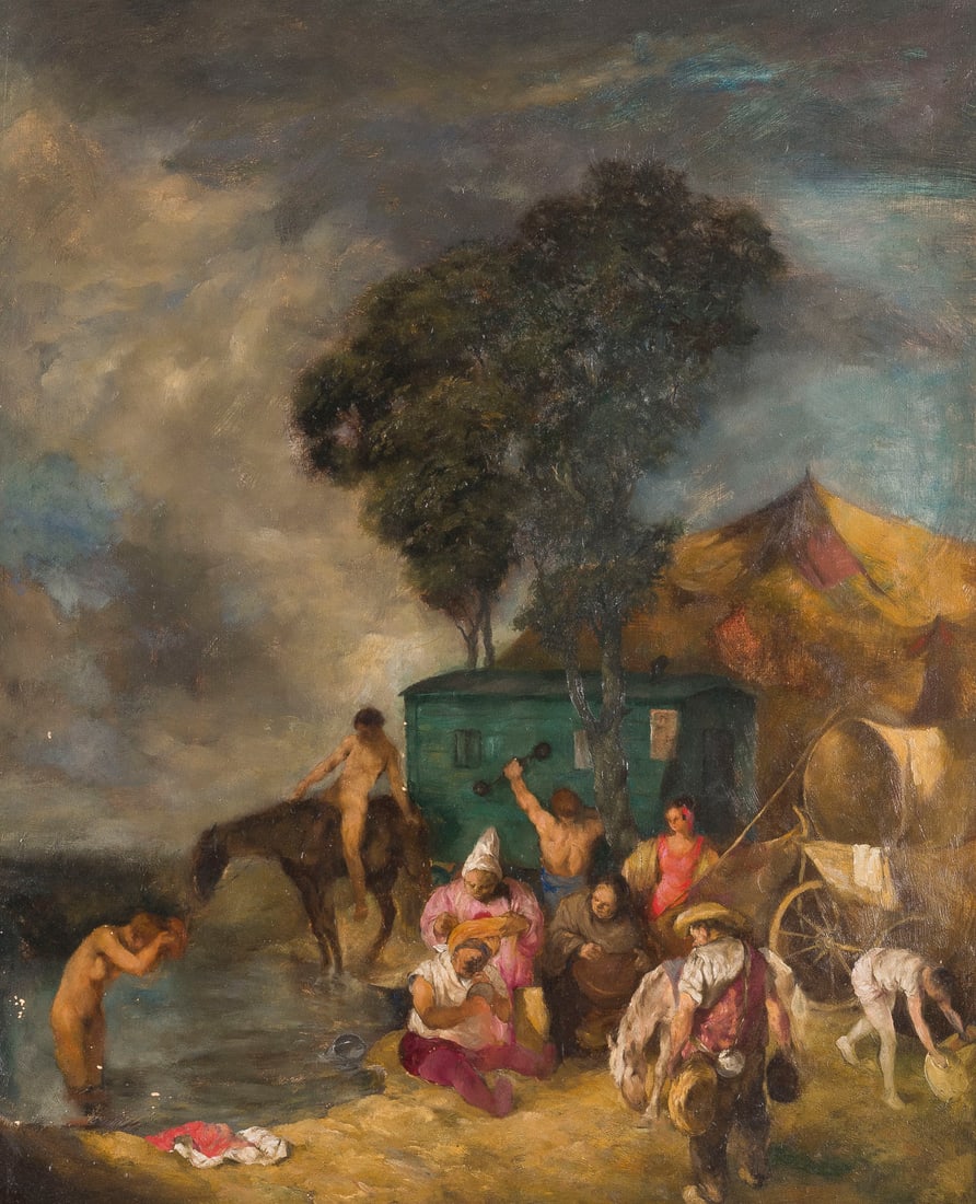 ERHARD AMADEUS DIER | ZIRKUSLEUTE, UM 1920 (1 of 2)