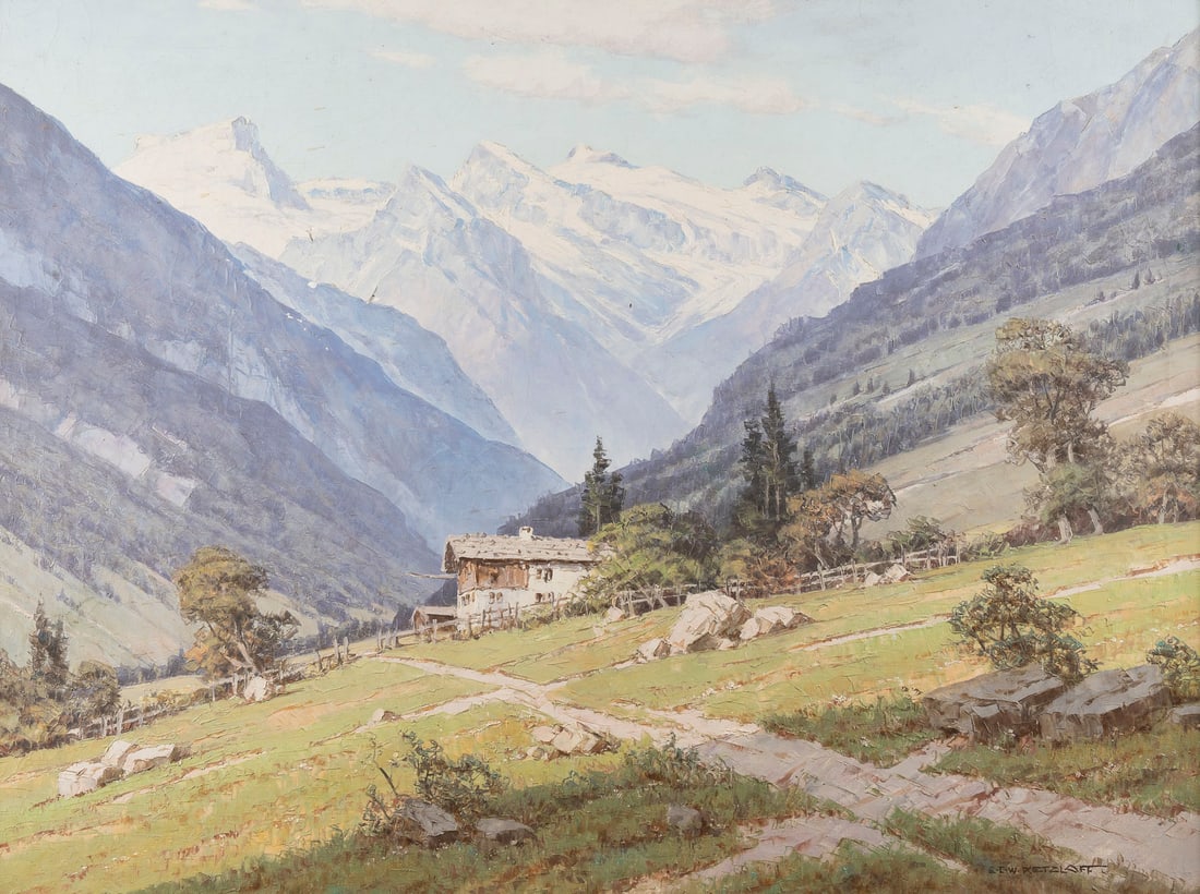ERNST CARL WALTER RETZLAF | DAS STUBAITAL BEI NEUSTIFT IN T (1 of 1)