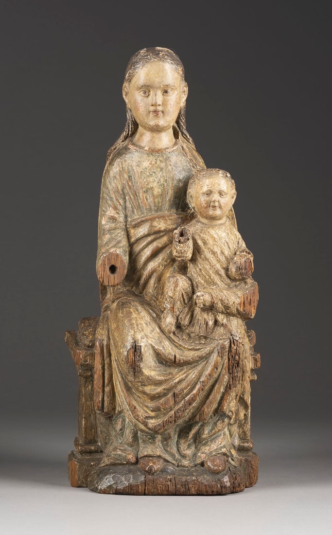 | THRONENDE GOTTESMUTTER MIT DEM CHRISTUSKIND (1 of 4)