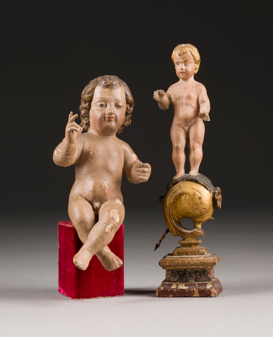 | ZWEI KLEINFIGURIGE CHRISTUSKNABEN (1 of 1)