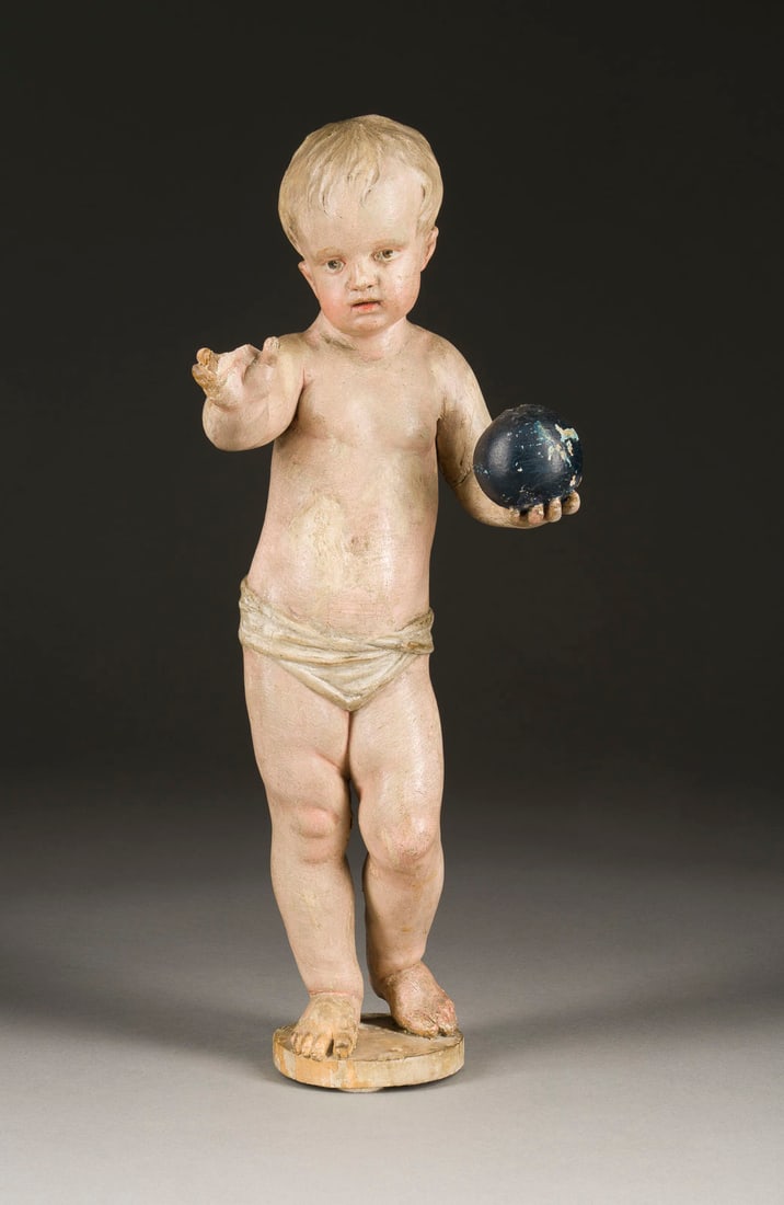 | STEHENDES CHRISTUSKIND MIT WELTKUGEL (1 of 1)