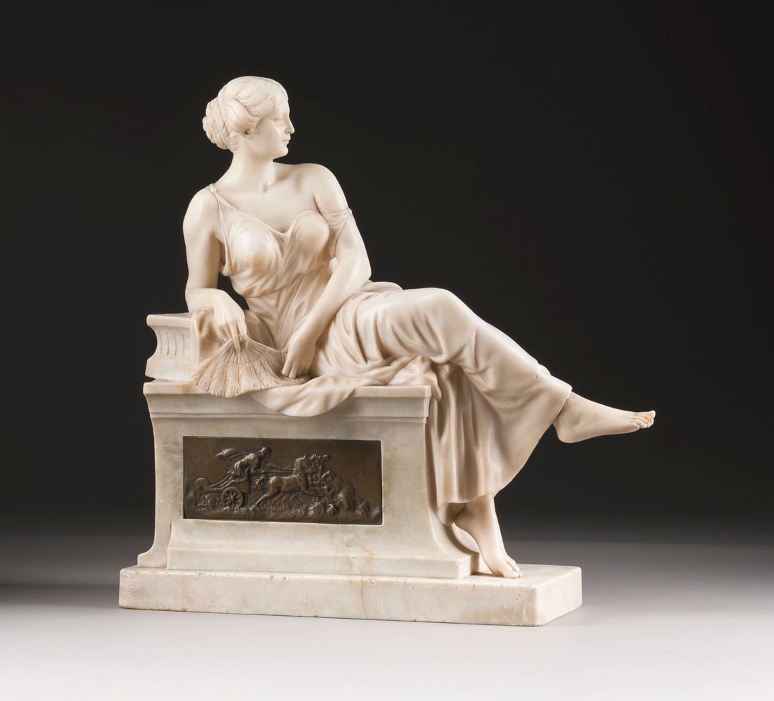 PAUL AICHELE | SITZENDE DAME (WOHL PAOLINA BONAPARTE) (1 of 1)