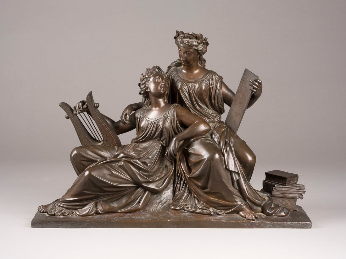 FRANZÖSISCHER BILDPLASTIKER | ALLEGORIE DER POESIE / APOTHE (1 of 1)