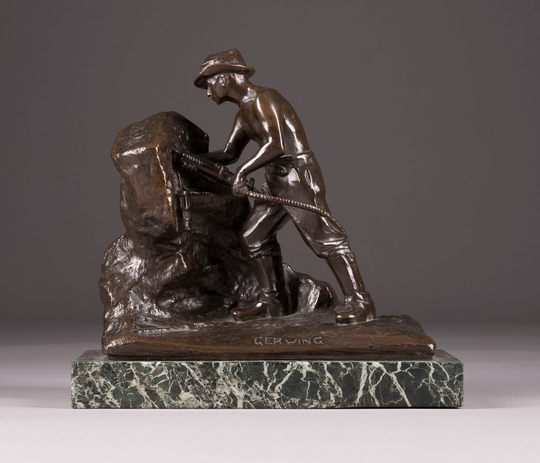 HANS GERWING | BERGARBEITER MIT PRESSLUFTHAMMER (1 of 2)