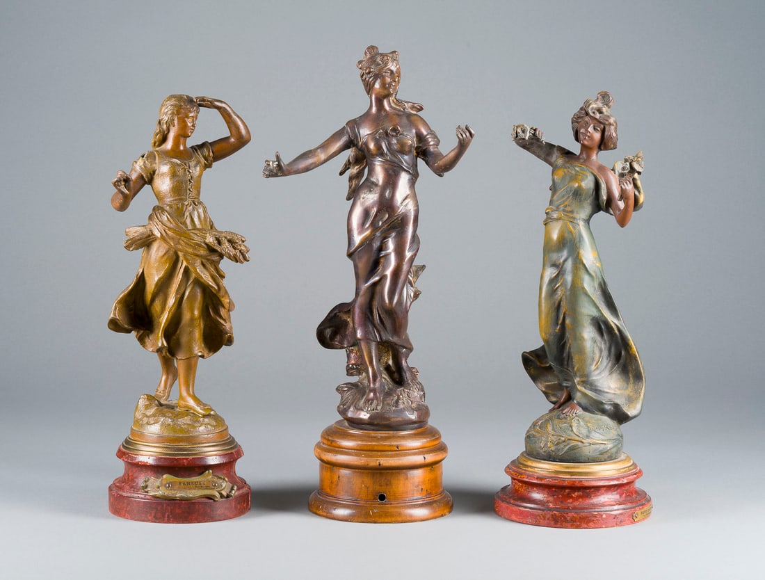 FRANZÖSISCHER BILDPLASTIKER | KONVOLUT VON DREI ALLEGORISCH (1 of 2)