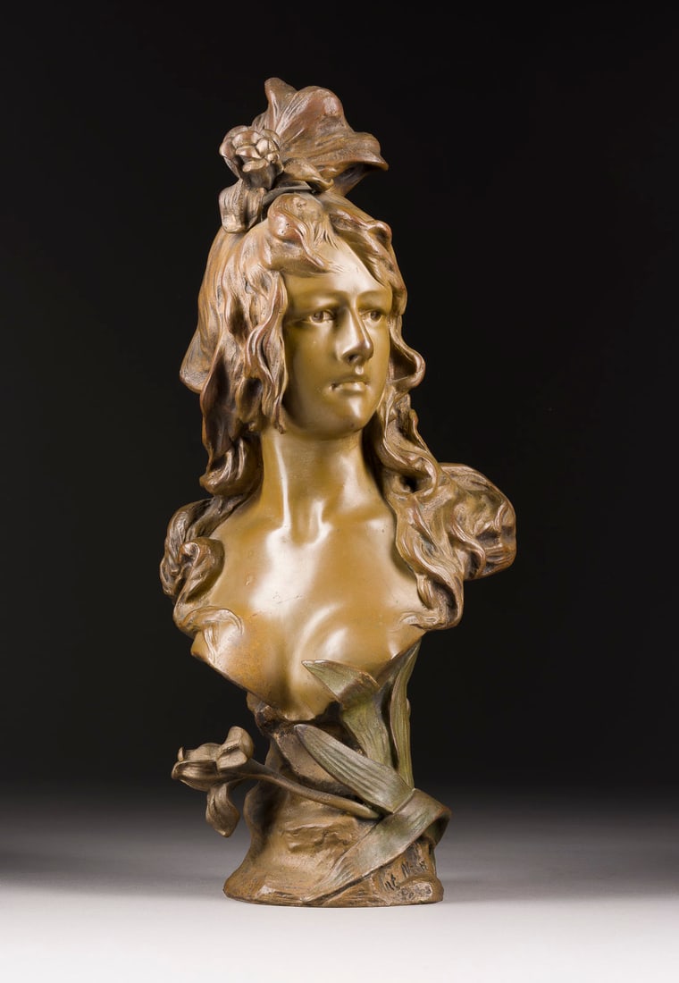 ALPHONSE HENRI NELSON | JUGENDSTIL FRAUENBÜSTE (1 of 3)