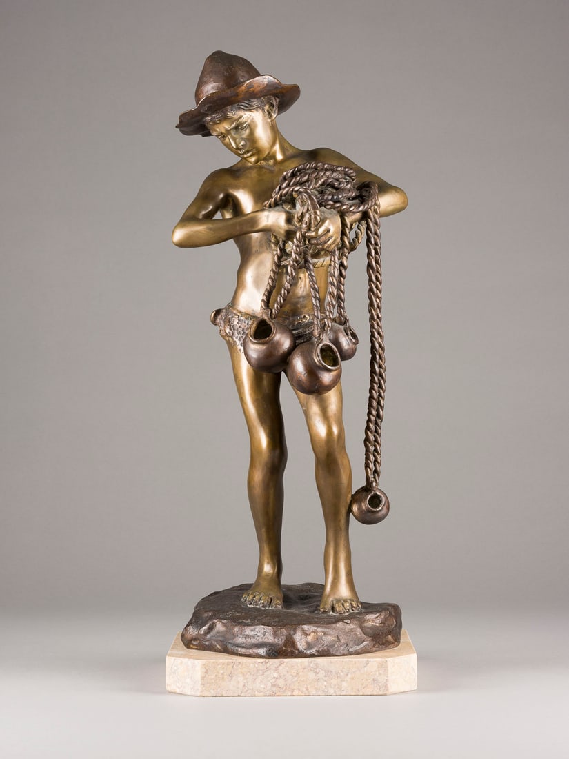 ACHILLE D'ORSI | FISCHERJUNGE MIT KRÜGEN (1 of 3)