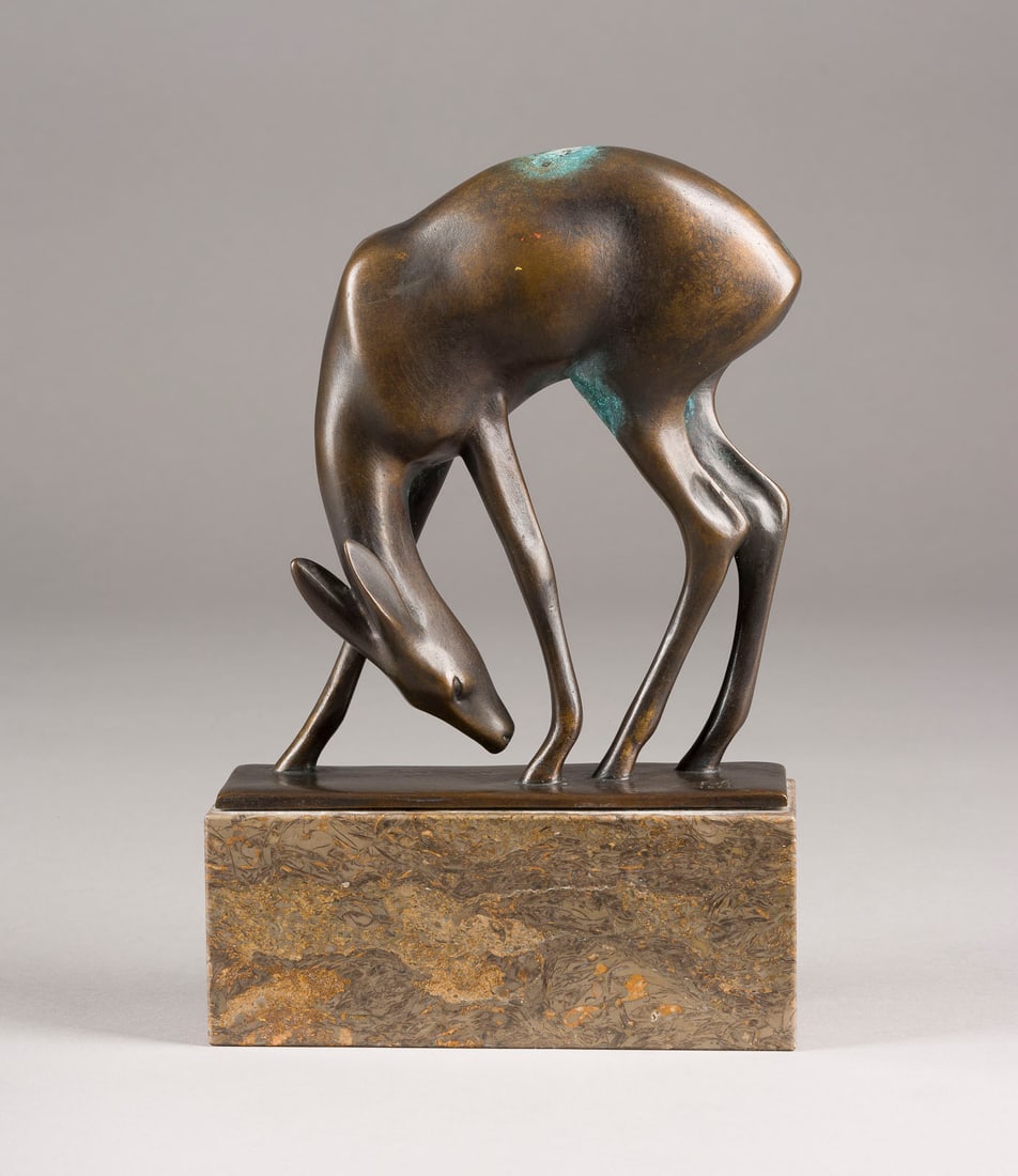 FRITZ VON GRAEVENITZ | GRASENDES REH (1 of 2)