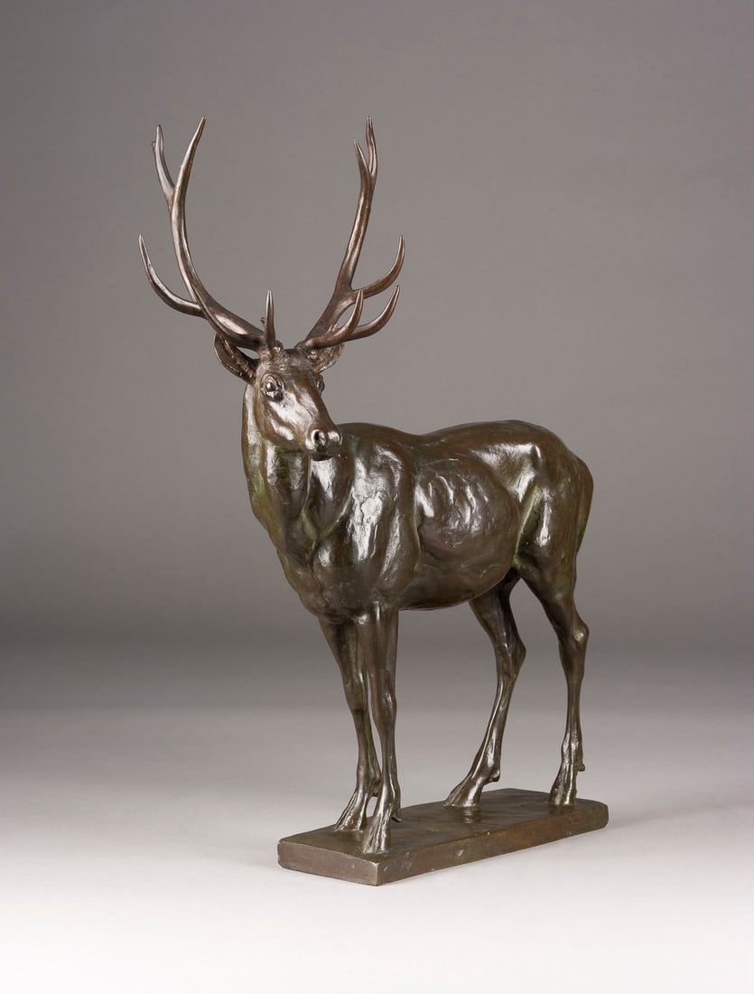 LOUIS TUAILLON | STEHENDER HIRSCH (1 of 6)