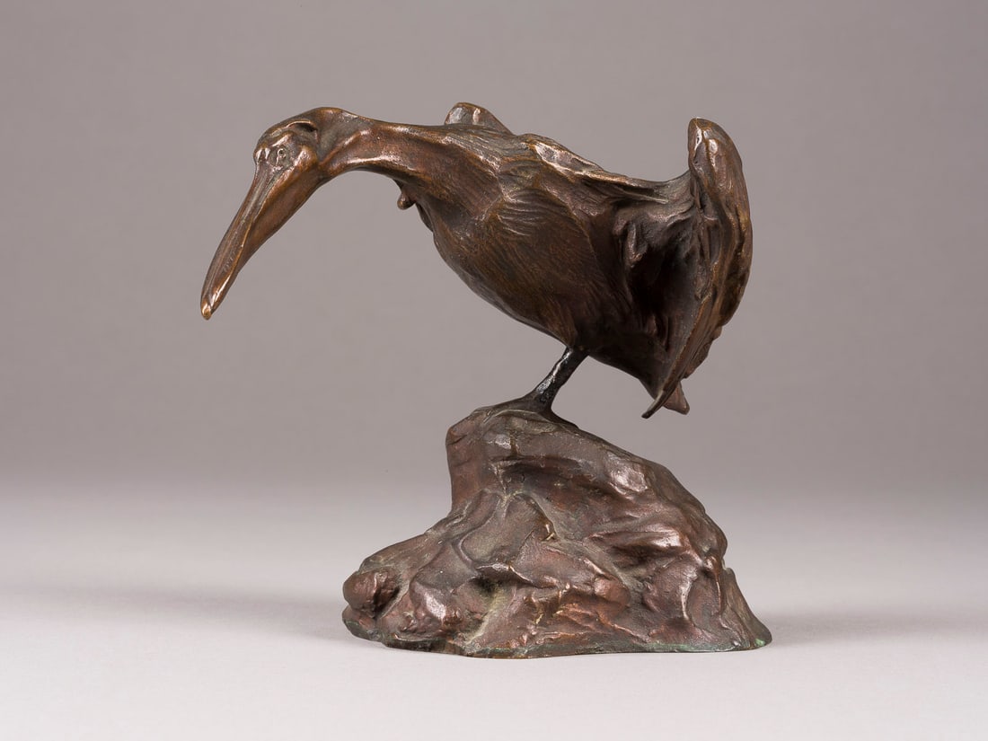 WILLY ZÜGEL | PELIKAN AUF FELSEN (1 of 2)