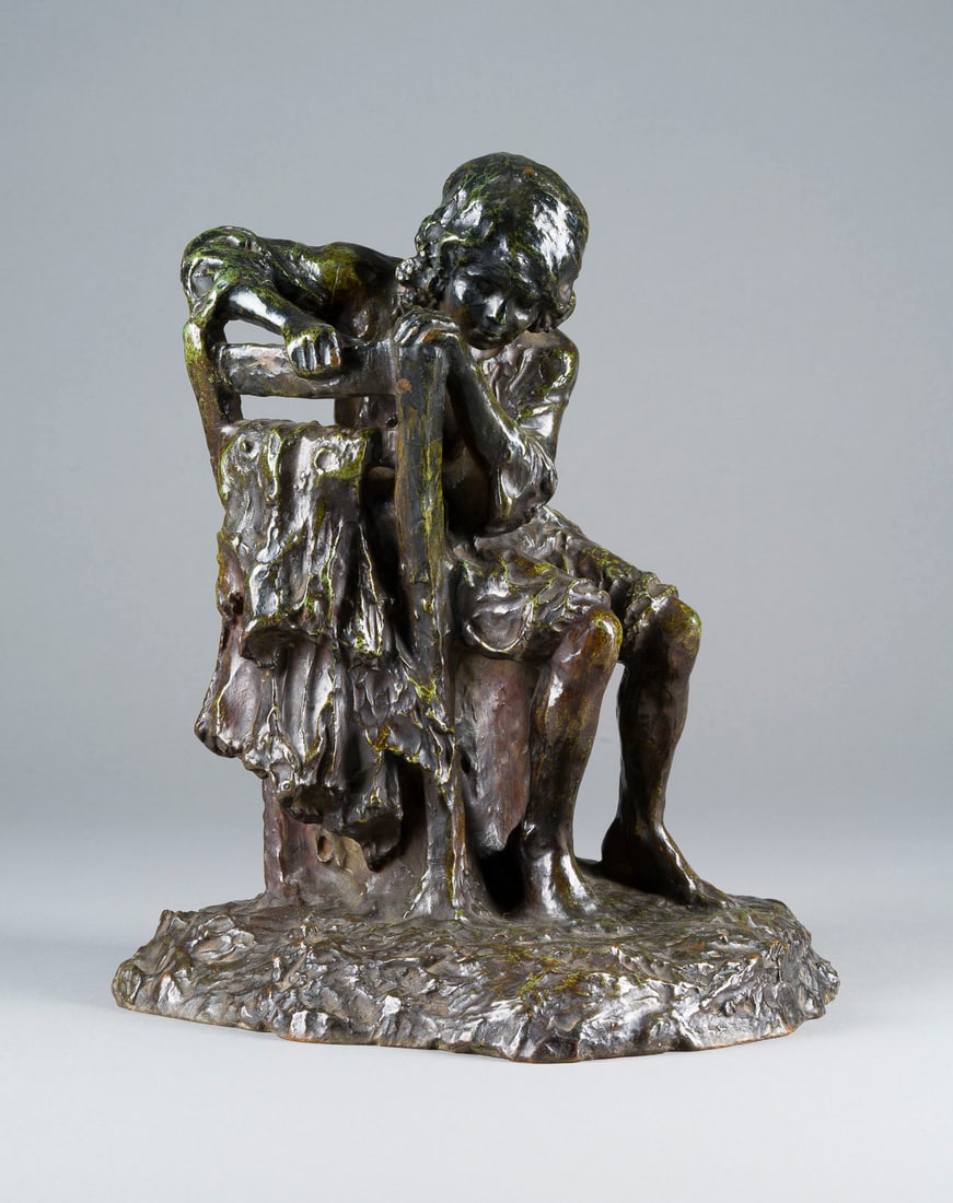 AUGUSTE RODIN | 'LE PETIT JEAN' (JEAN AUBE AUF EINEM STUHL (1 of 6)