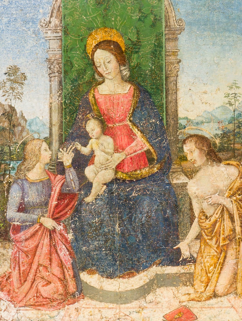 PIETRO PERUGINO (UMKREIS / NACHFOLGER) | MARIA MIT DEM KIND (1 of 4)