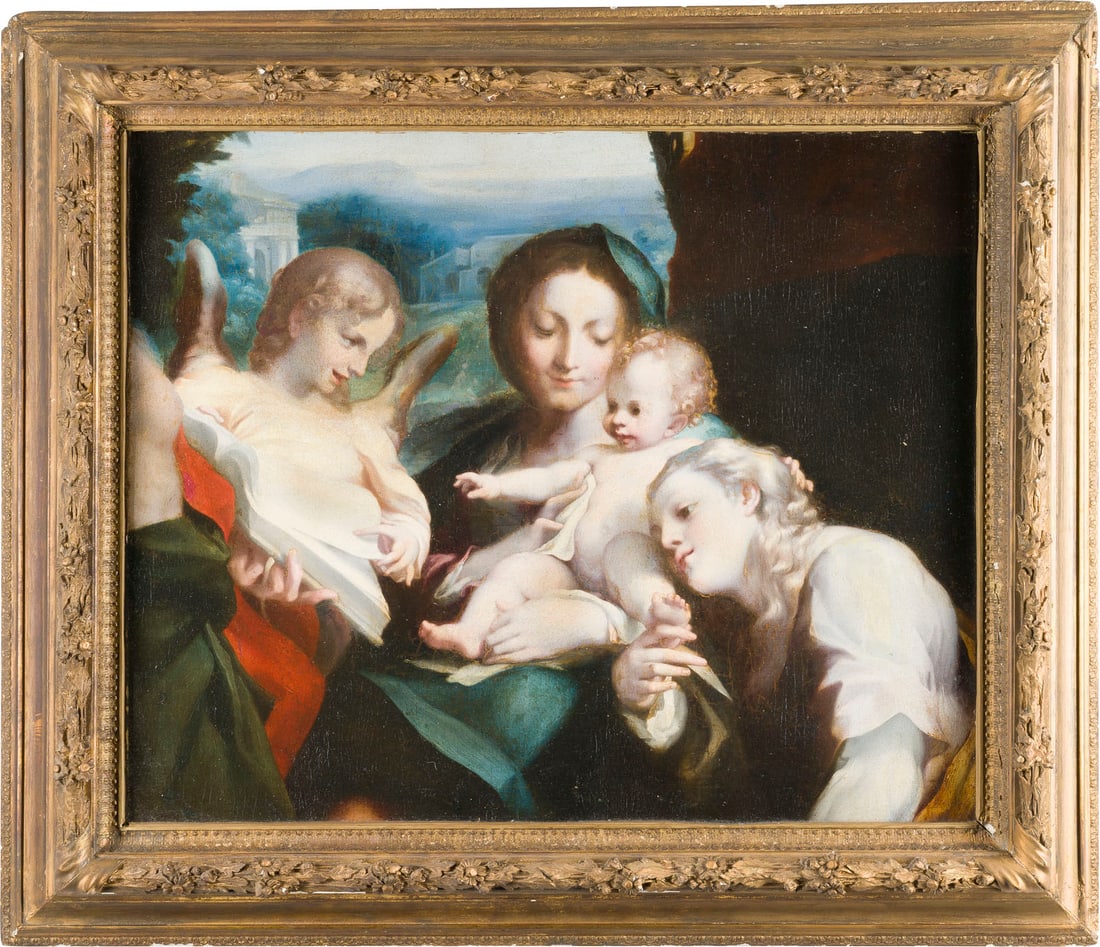 ANTONIO DA CORREGGIO (AUCH ALLEGRI) (WOHL SCHULE) | MADONNA (1 of 4)