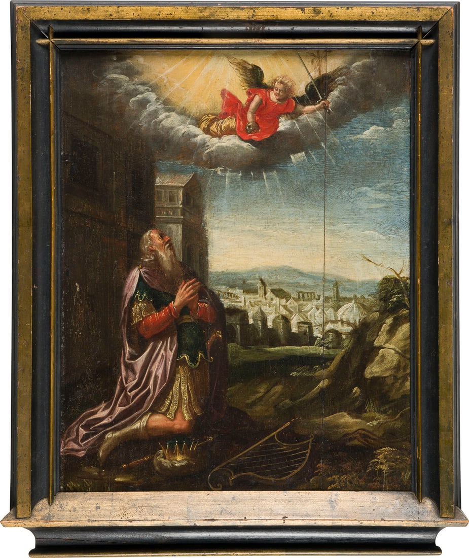 ITALO-FLÄMISCHE SCHULE DES 17. JH. | KÖNIG DAVID IM GEBET (1 of 4)