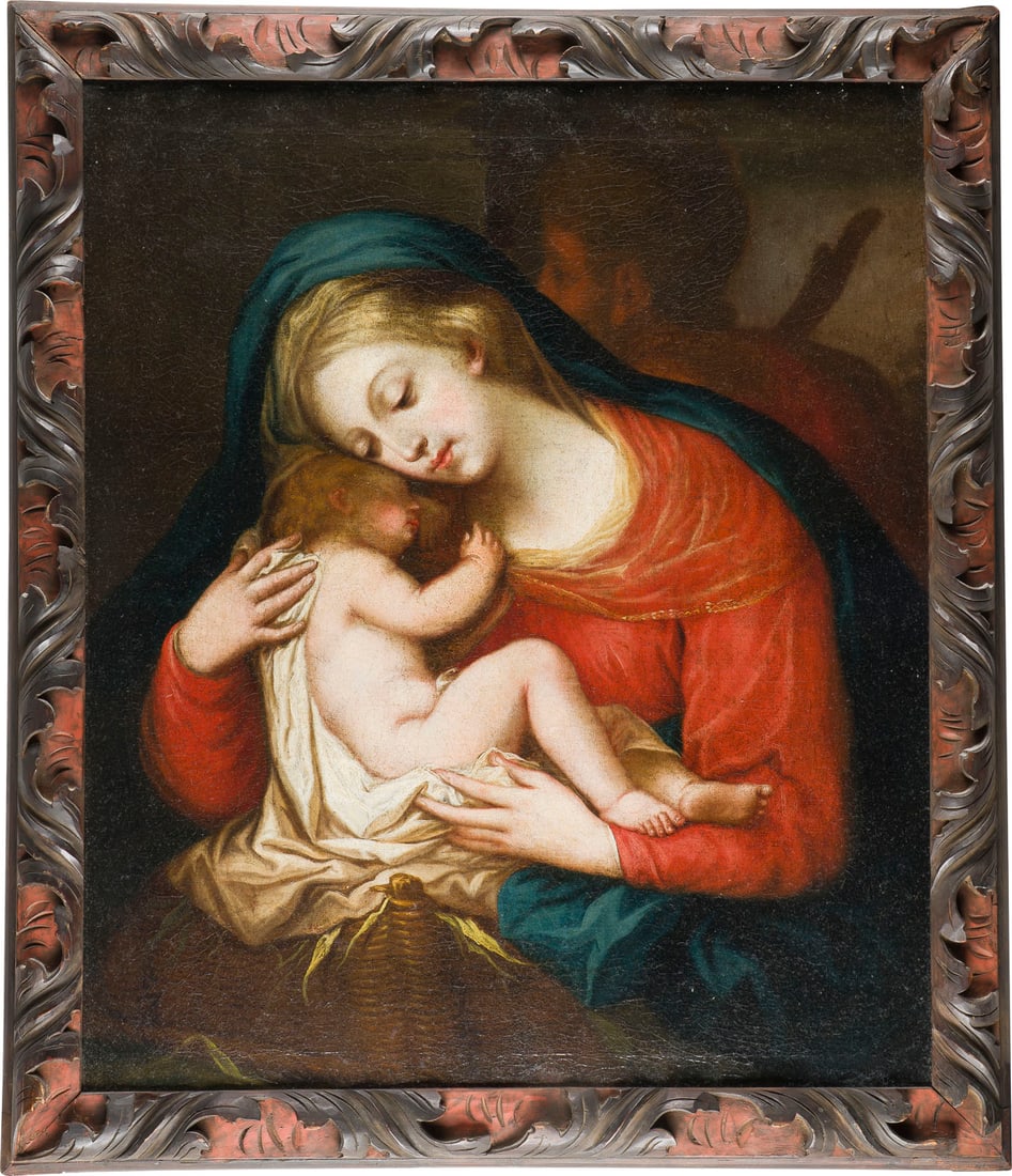 ITALO-SPANISCHE SCHULE DES 17. JH. | MADONNA MIT KIND (1 of 4)