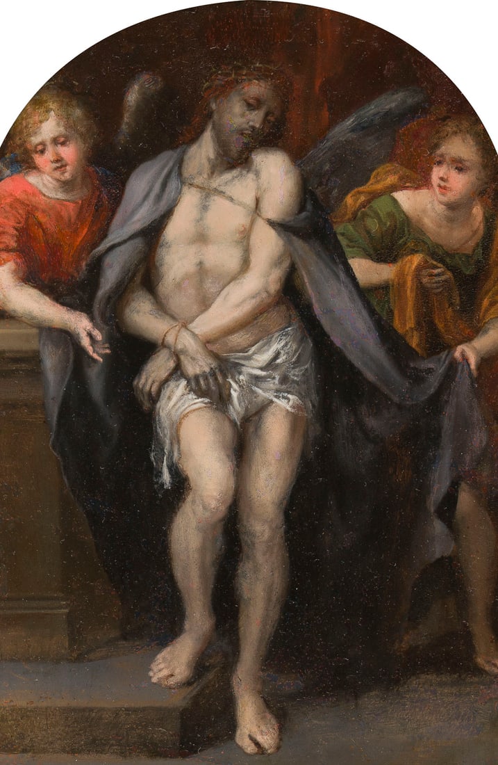 ITALIENISCHE SCHULE DES 17. JH. | CHRISTUS UNTERSTÜTZT DURC (1 of 4)