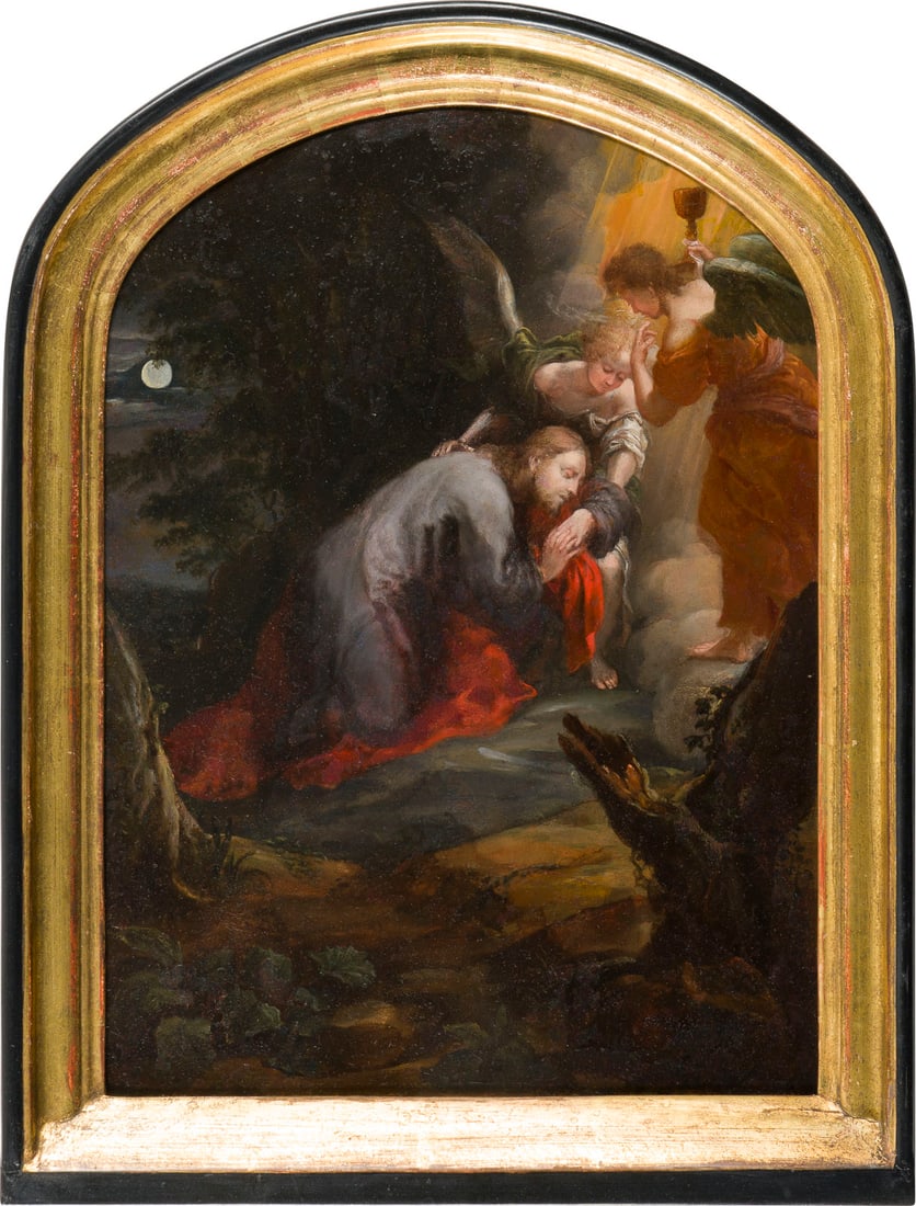 ITALIENISCHE SCHULE DES 17. JH. | CHRISTUS AM ÖLBERG (1 of 4)