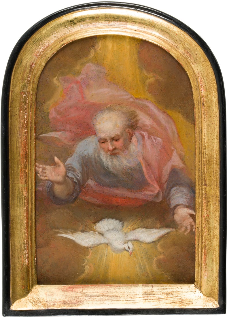 ITALIENISCHE SCHULE DES 17. JH. | GOTT VATER UND DER HEILIG (1 of 4)