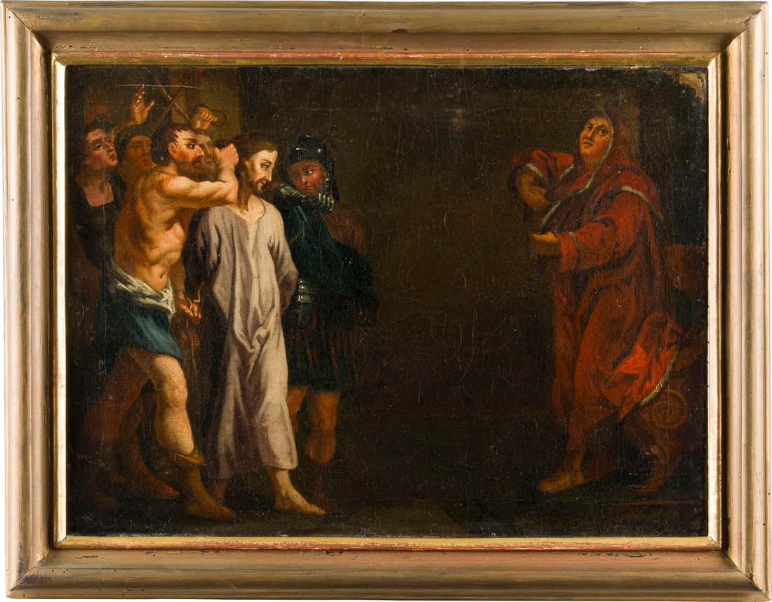 ITALIENISCHE SCHULE, UM 1700 | CHRISTUS VOR PILATUS (1 of 4)