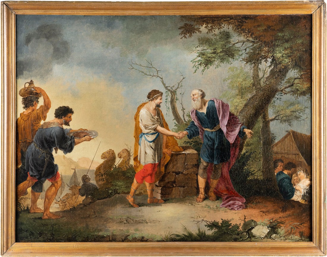 JOHANN RASSO JANUARIUS ZICK (ATTR.) | JAKOB BEGRÜSST LABAN (1 of 4)