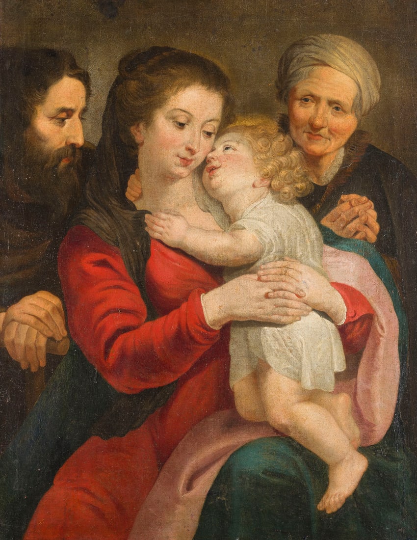 PETER PAUL RUBENS (WERKSTATT ODER SCHULE) | HEILIGE FAMILIE (1 of 3)