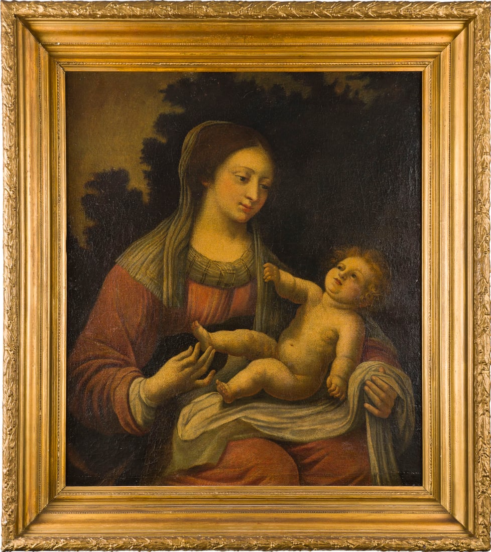 NORDITALIENISCHE SCHULE, UM 1700 | MADONNA MIT KIND (1 of 4)