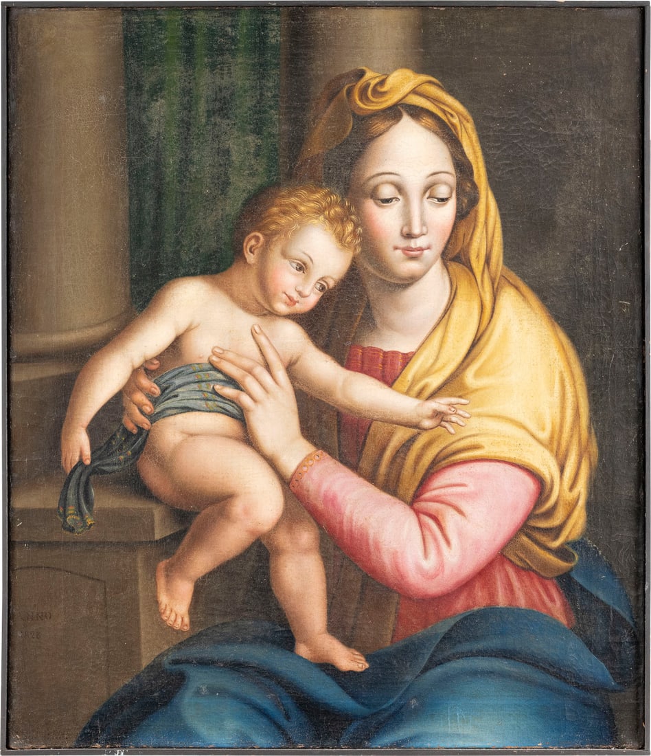 WOHL NAZARENER DER DEUTSCH-RÖMISCHEN SCHULE | MADONNA MIT J (1 of 4)