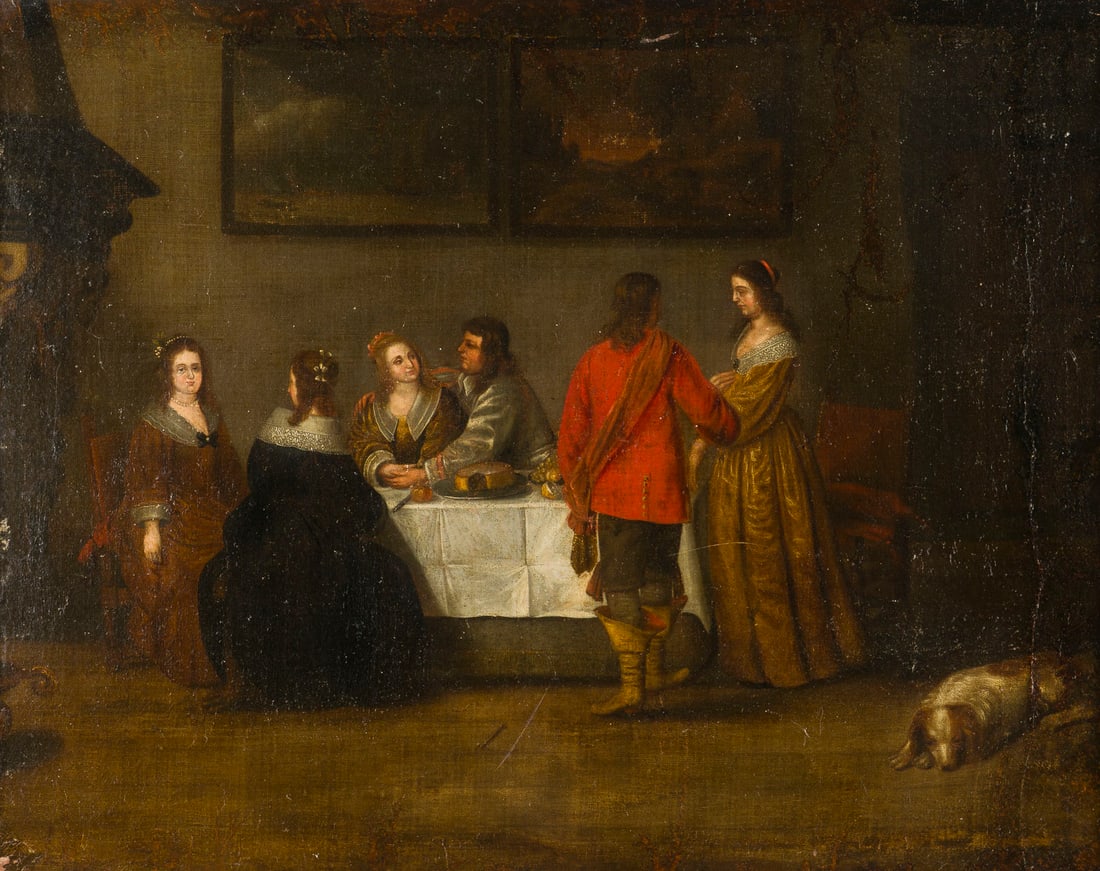 CHRISTOFFEL JACOBSZ. VAN DER LAEMEN (UMKREIS) | AMOURÖSE GE (1 of 4)