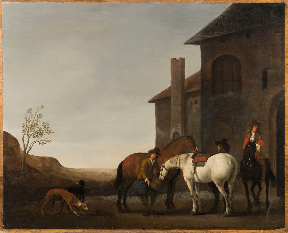 ABRAHAM VAN CALRAET ODER KALRAET (NACHFOLGER) | VOR DEM AUS (1 of 4)