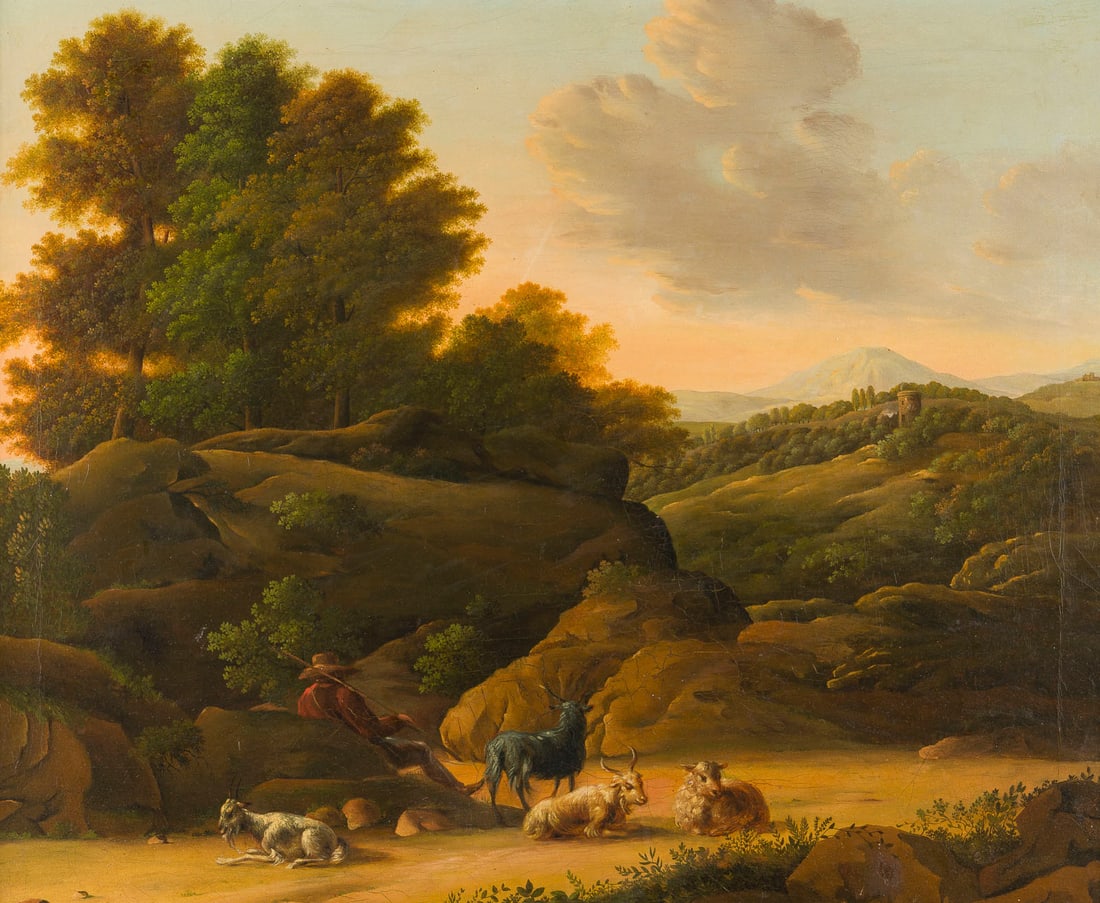 CAJETAN ROOS | HIRTE MIT VIEH BEI DER RAST (1 of 4)