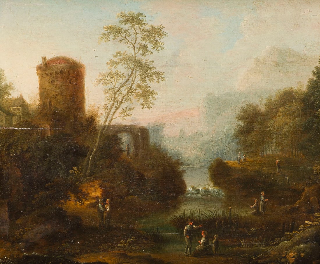 JOHANN CHRISTIAN VOLLERDT (ATTR.) | GEMÄLDEPAAR: GEBIRGIGE (1 of 8)