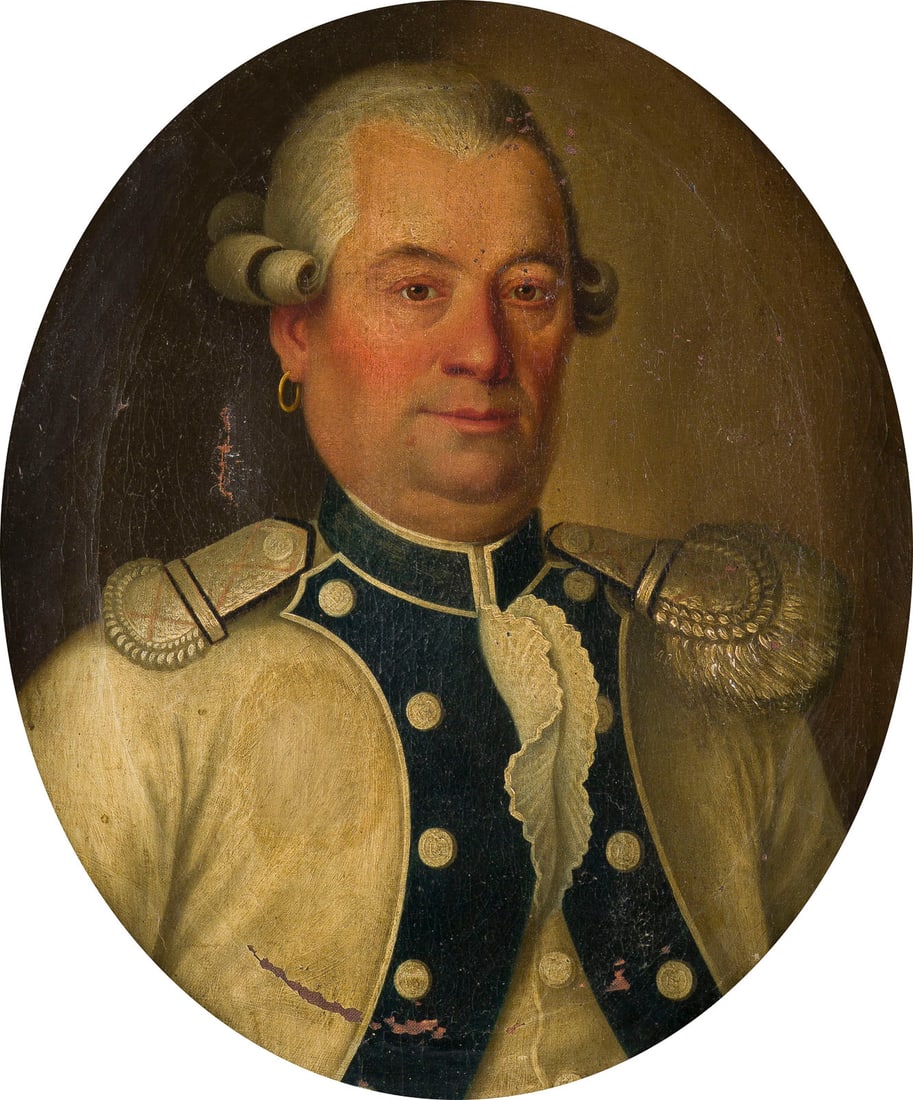 FRANZÖSISCHE SCHULE DES 18. JH. | BILDNIS EINES OFFIZIERS (1 of 4)