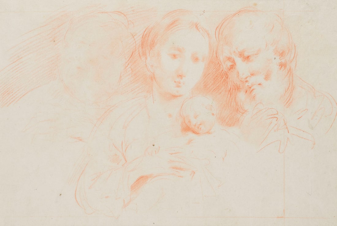 SCHULE VON BOLOGNA DES 17. JH. | DIE HEILIGE FAMILIE (1 of 2)