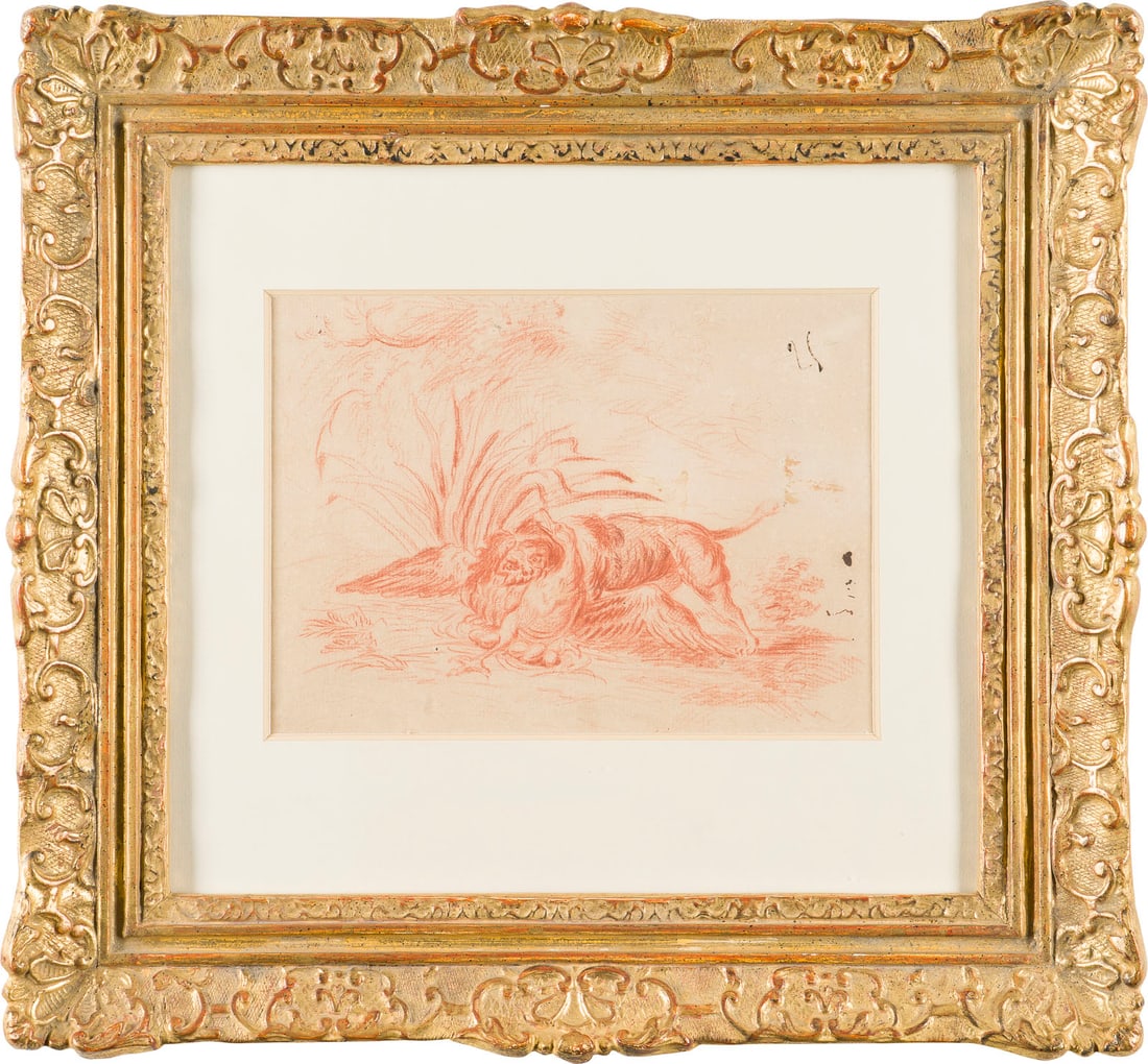 JACQUES CHARLES OUDRY (ATTR.) | ANGRIFF EINES BARBET AUF EI (1 of 3)