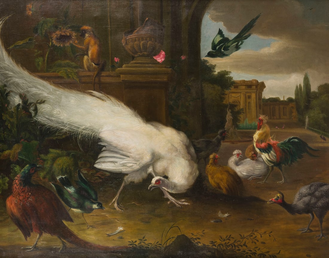 MELCHIOR DE HONDECOETTER (WOHL SCHULE) | DER WEISSE PFAU (1 of 4)