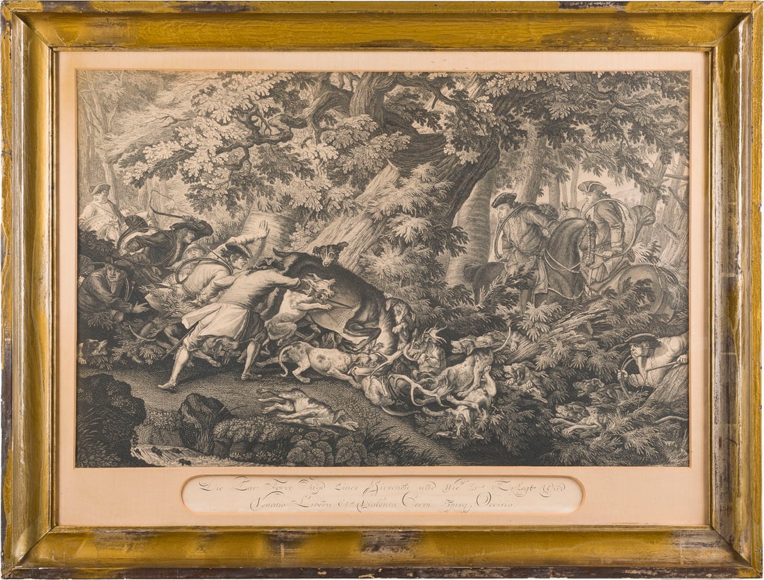 JOHANN ELIAS RIDINGER | 'DIE PAR FORCE JAGD EINES HIRSCHEN (1 of 3)