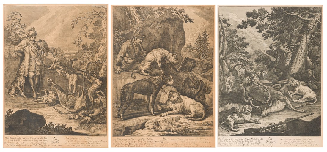 JOHANN ELIAS RIDINGER | DREI STICHE: 'DER SOMMER' / 'DER HE (1 of 8)