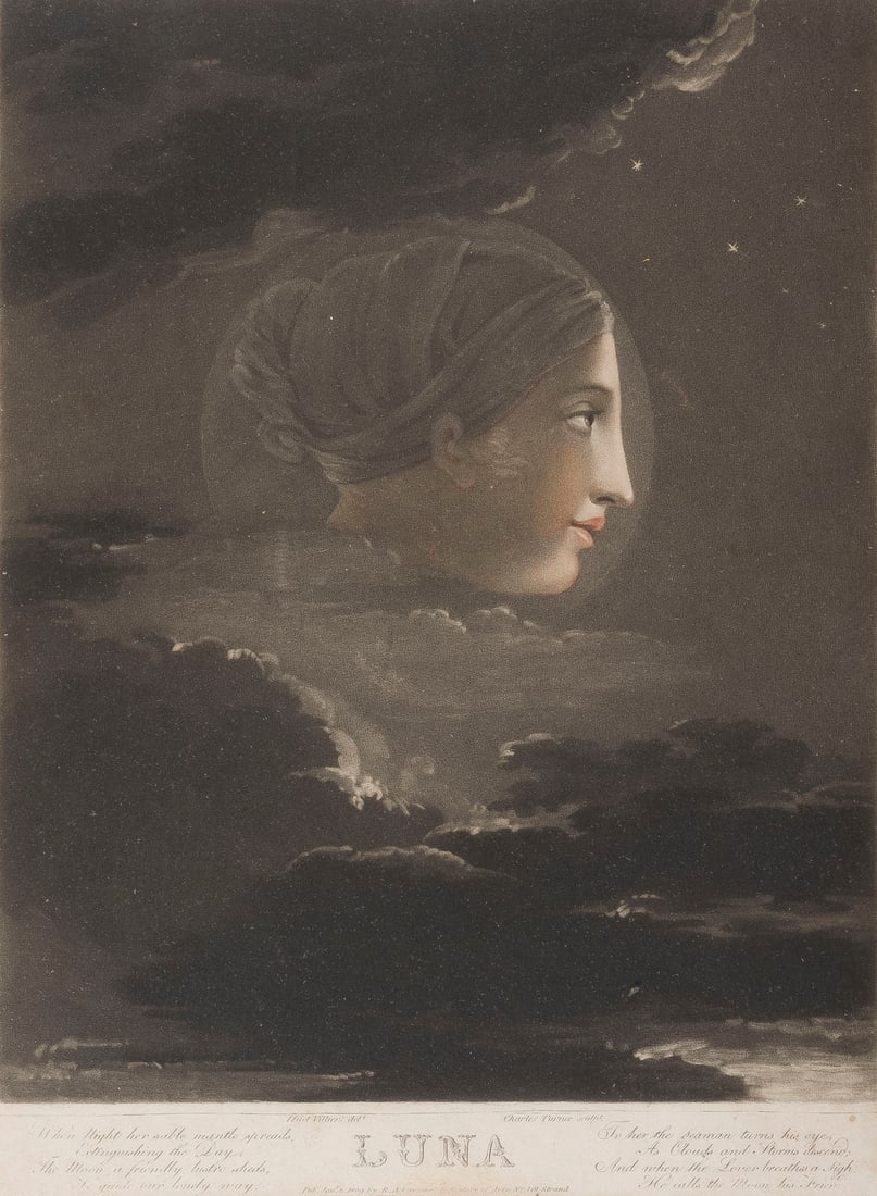 CHARLES TURNER | 'VENUS' UND 'LUNA' (NACH FRANCOIS HUET-VIL (1 of 6)