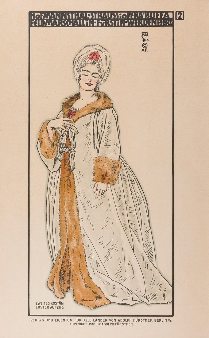 ALFRED ROLLER | 'HOFMANNSTHAL-STRAUSS: OPERA BUFFA FELDMARS (1 of 2)