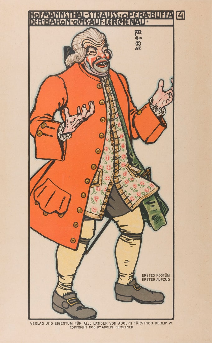 ALFRED ROLLER | 'HOFMANNSTHAL-STRAUSS: OPERA BUFFA DER BARO (1 of 2)