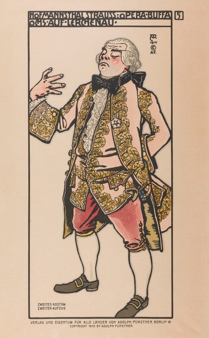 ALFRED ROLLER | 'HOFMANNSTHAL-STRAUSS: OPERA BUFFA OCHS AUF (1 of 2)