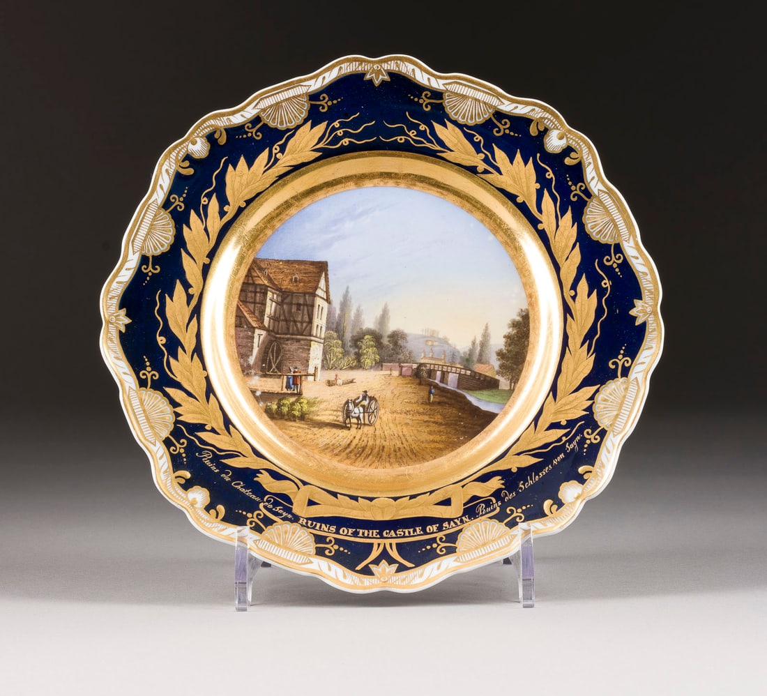 | FEINER TELLER 'RUINS DES SCHLOSSES VON SAYN' (1 of 3)