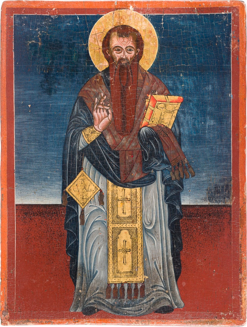 | IKONE MIT DEM HEILIGEN BASILIOS DEM GROSSEN (1 of 1)