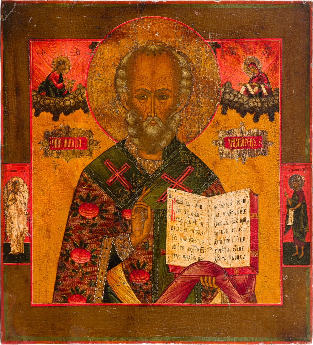 | GROSSE IKONE MIT DEM HEILIGEN NIKOLAUS VON MYRA (1 of 1)