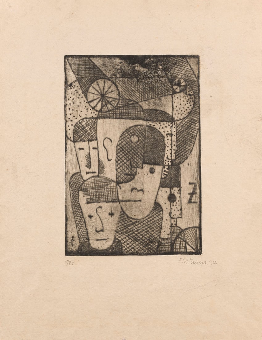 FRANZ WILHELM SEIWERT | 'MENSCHEN ZWISCHEN TRANSMISSIONSRIEMEN' (1922) (1 of 1)
