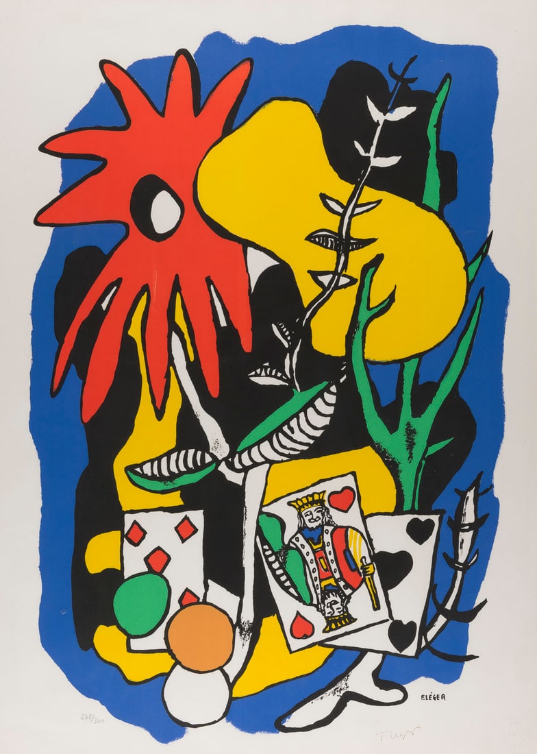 FERNAND LEGER | 'THE KING OF HEARTS' (1949) (1 of 1)