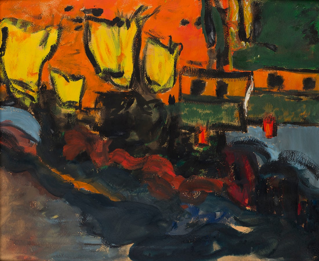 MODERNER KUENSTLER | EXPRESSIONISTISCHE LANDSCHAFT (1 of 1)