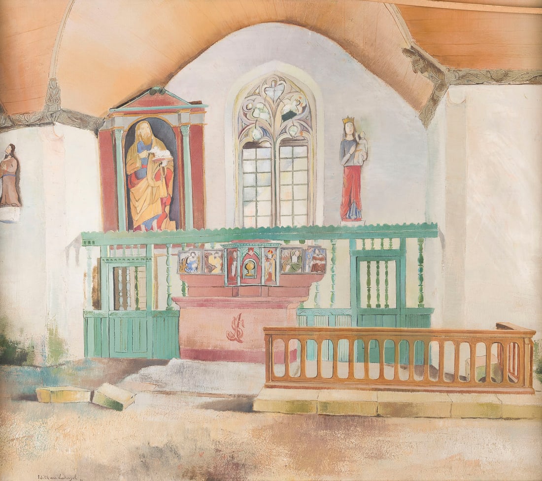 EDITH VAN LECKWYCK | 'EGLISE DE ST. JEAN (KERK DE ST. JEAN)' (1931) (1 of 1)