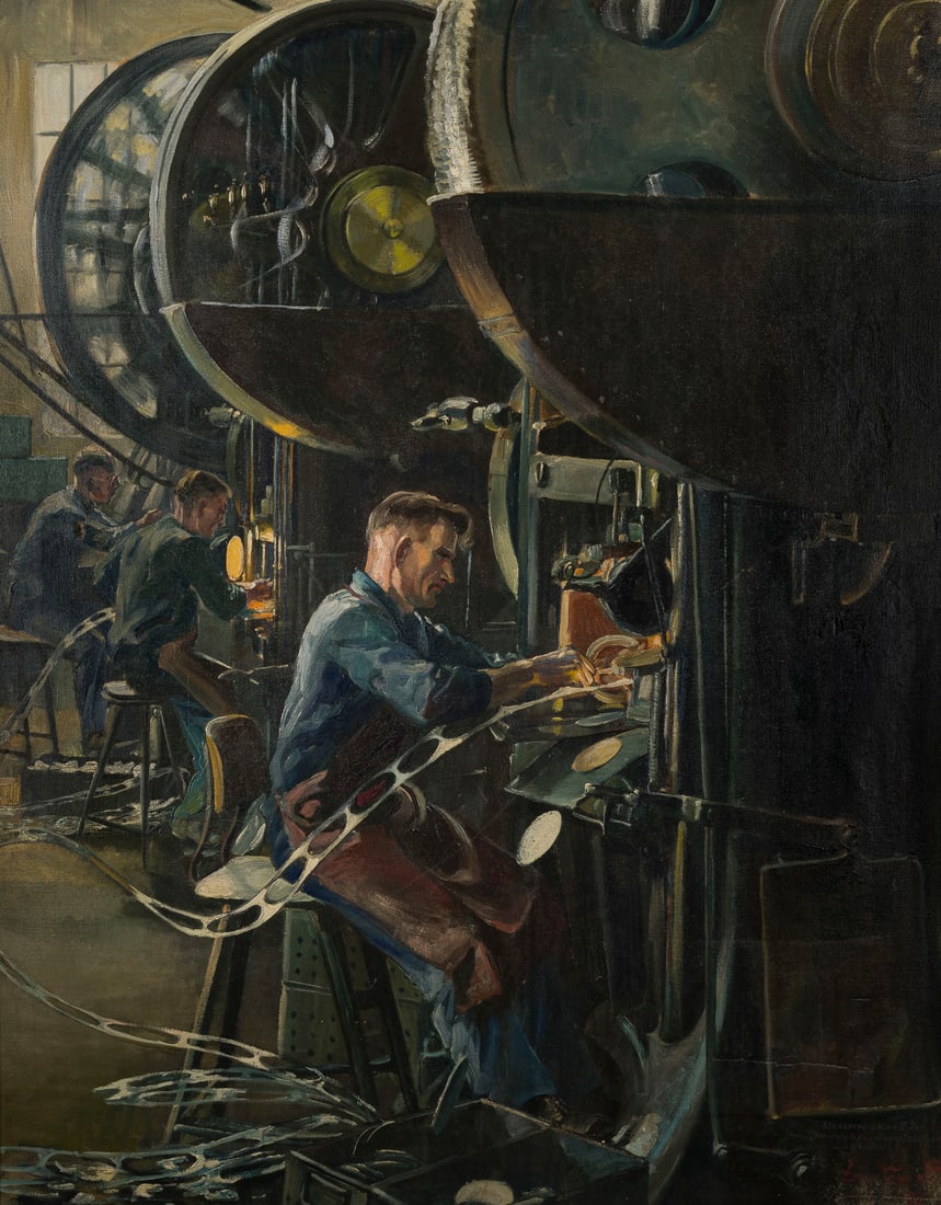 ERWIN BINDEWALD | 'STANZEREI I WERK II DER "VEREINIGTE KUGELLAGERFABRIKEN AG" SCHWEINFURT' (1942) (1 of 1)